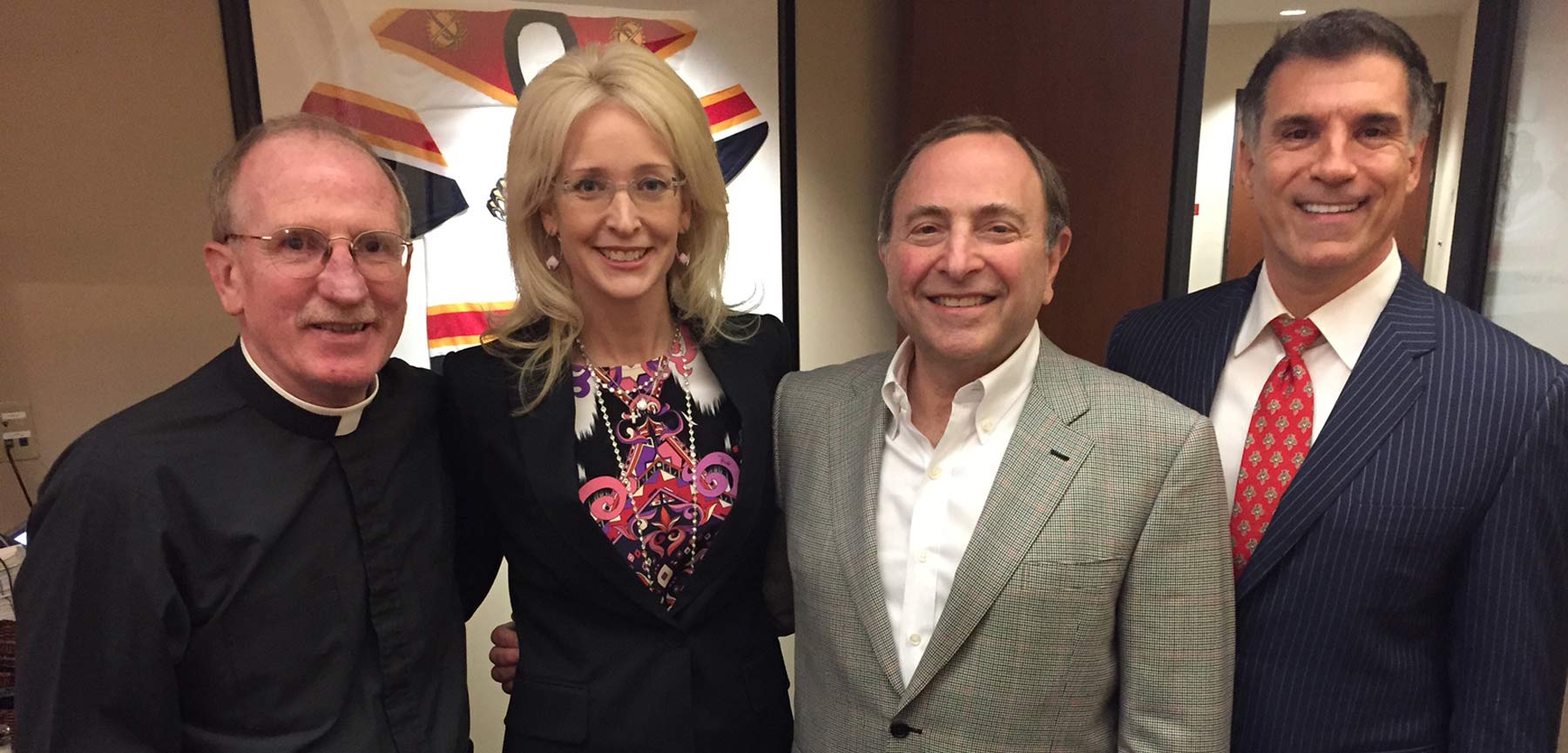 Florida Panthers Entertain Fordham Alumni