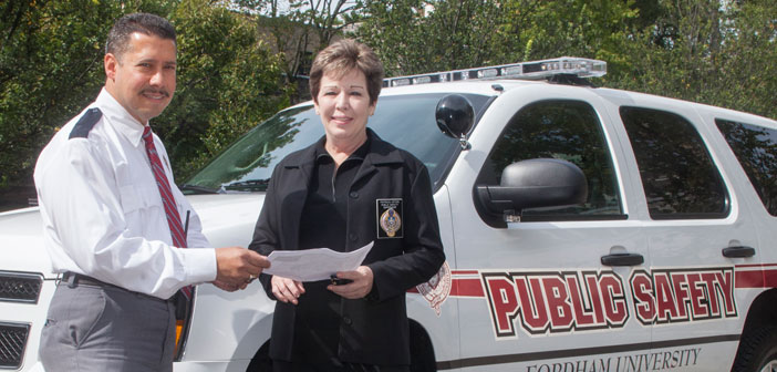 Fordham Public Safety Officers at the Rose Hill Campus