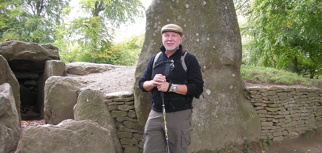 Ed Blount, FCRH '69, hiking the Ridgeway Trail