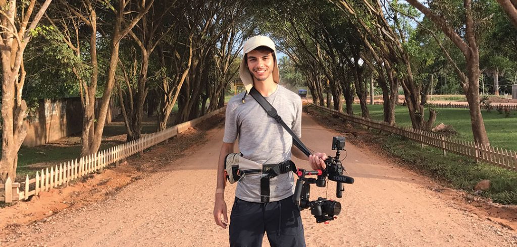 Documentary filmmaker David Quateman in Lima, Peru