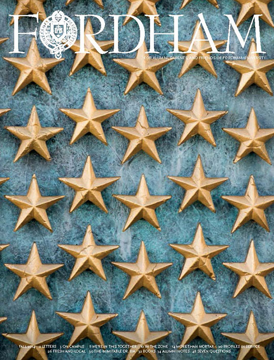 Cover of Fordham Magazine Fall 2014