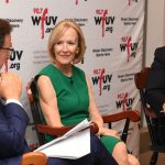 (L-R) Anthony Mason, Judy Woodruff, and Rick Wolff.