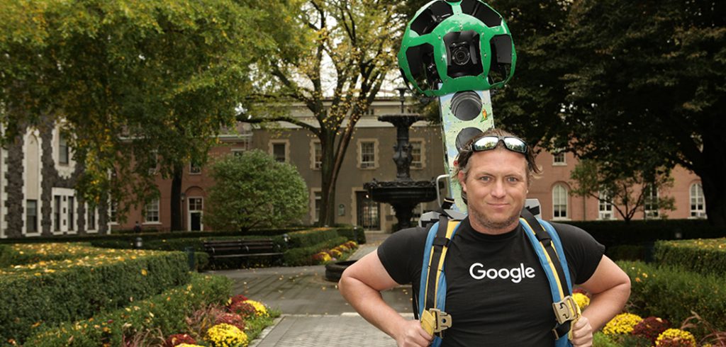 Google Trekker on Campus