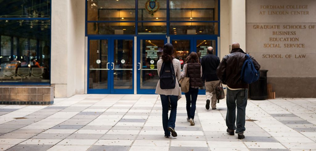 Fordham College at Lincoln Center. Photo credit: Kathryn Gamble