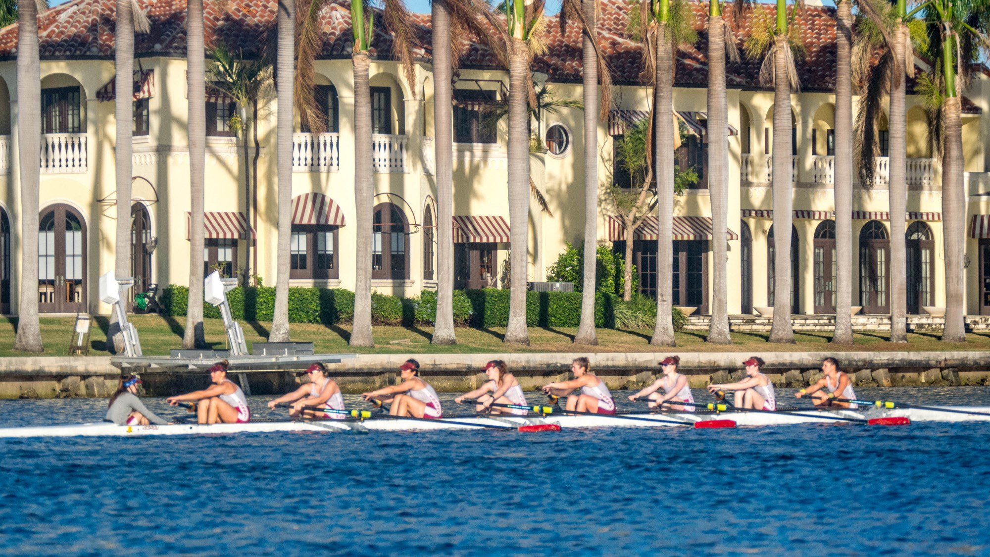 Women’s Rowing Trains in Florida over Break