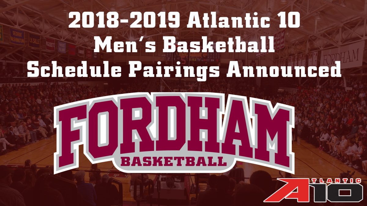 Atlantic 10 Announces Mens Basketball 2018 2019 Schedule Pairings