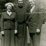 Father O'Hare with his mother and father