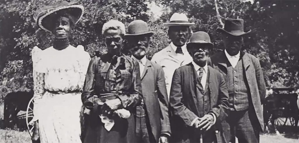 An early celebration of Juneteenth in 1900 at Eastwoods Park in Austin, Texas