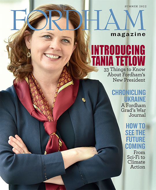 Cover of Fordham Magazine Spring/ Summer 2022