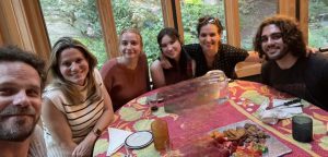 Humanities Student Researchers Bond at Professors’ Home