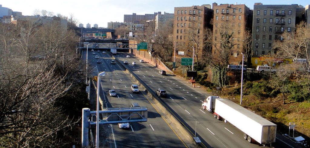 A view of the Cross Bronx Expressway