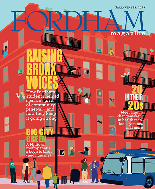 Fordham Magazine Cover Fall / Winter 2023