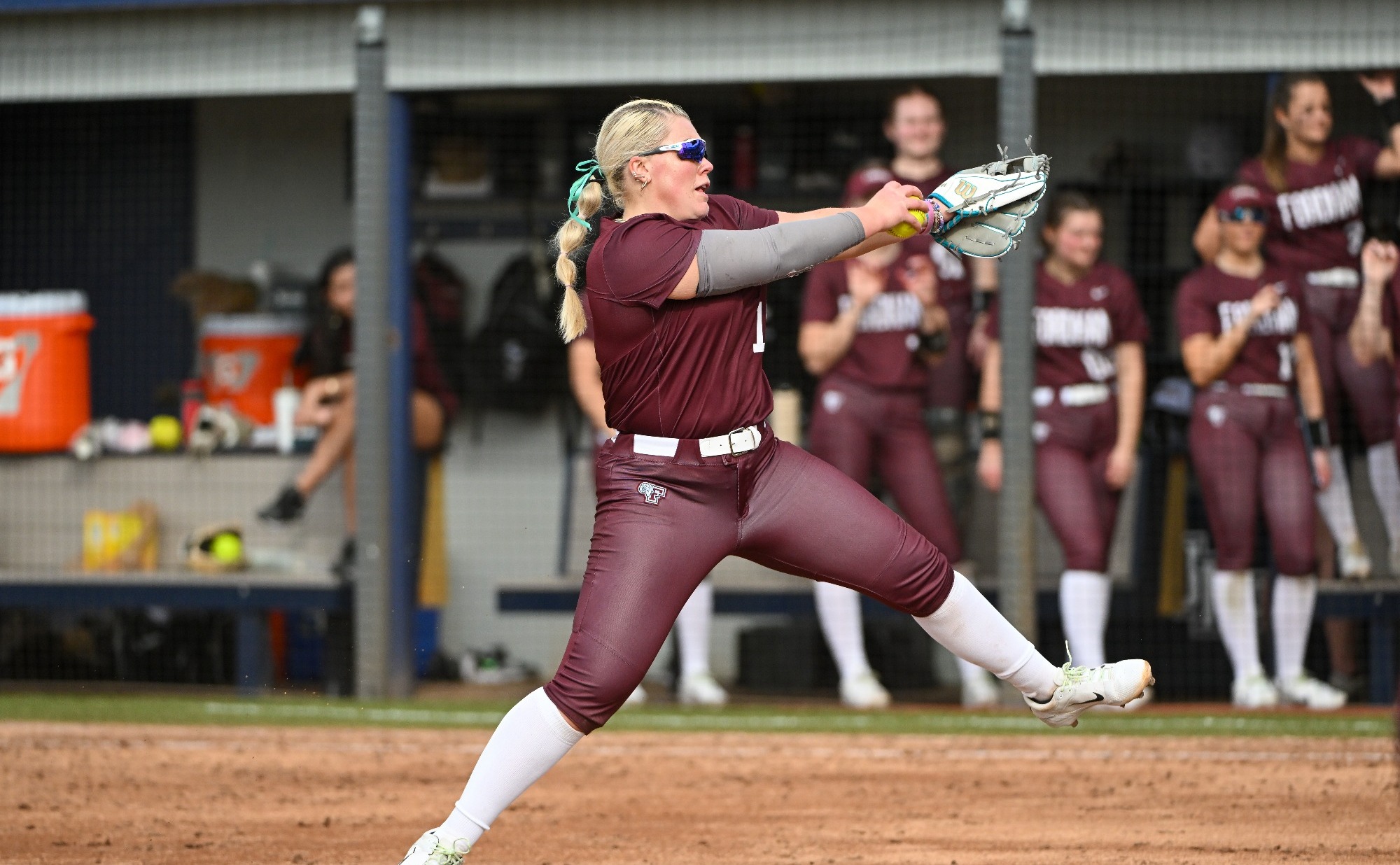 Softball Splits A-10 Opener Saturday with Rhode Island