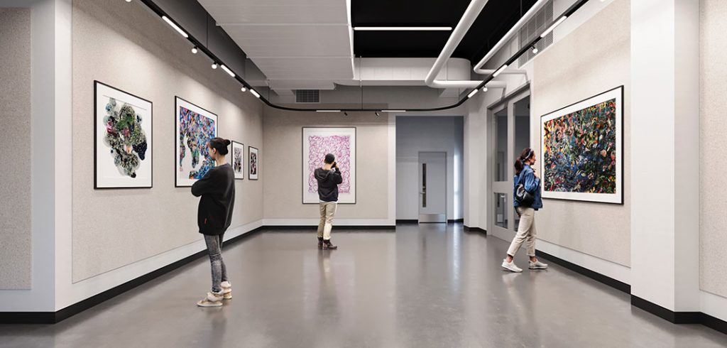A rendering of the updated Lipani Gallery. Photos courtesy of Joseph Scaltro.