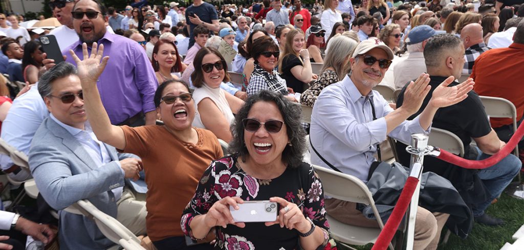 Families cheer at graduation