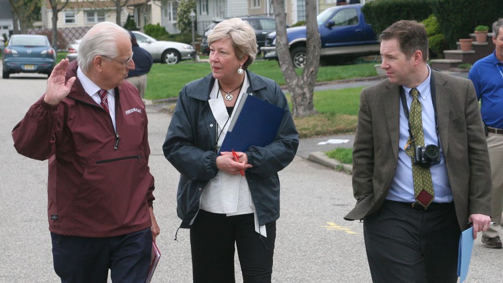 Bill Pascrell speaks with reporters in New Jersey