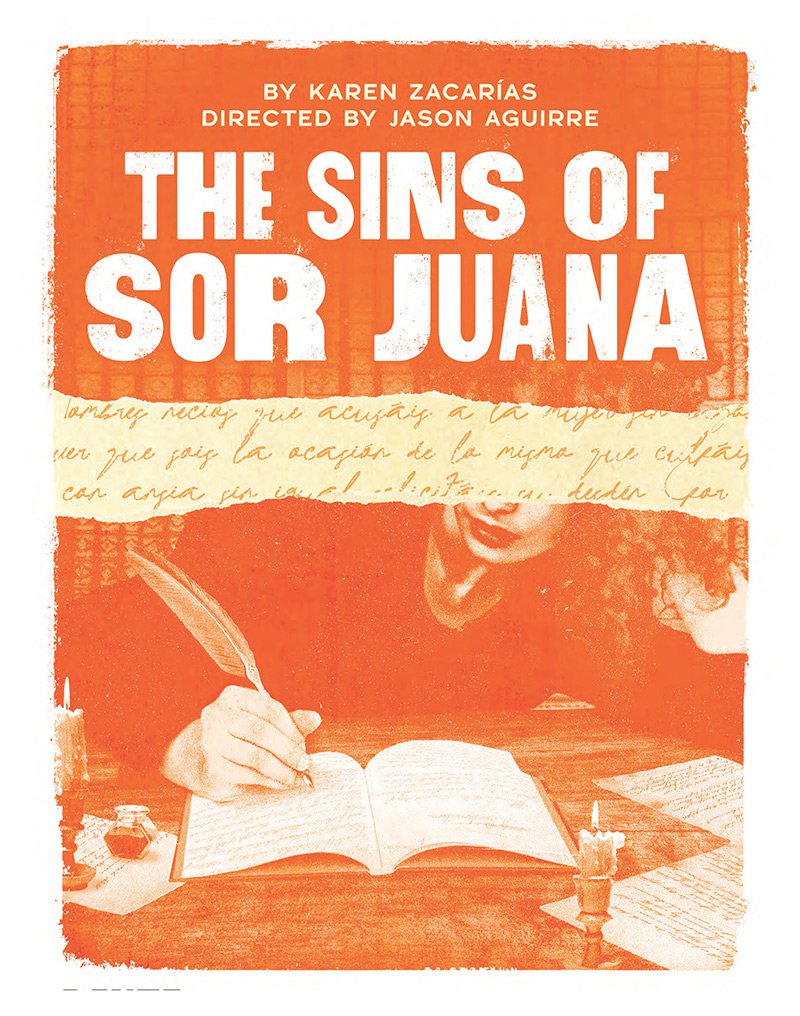 Poster for the production of The Sins of Sor Juana