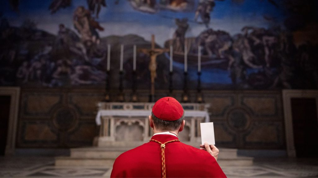 A still from the 2024 film "Conclave"