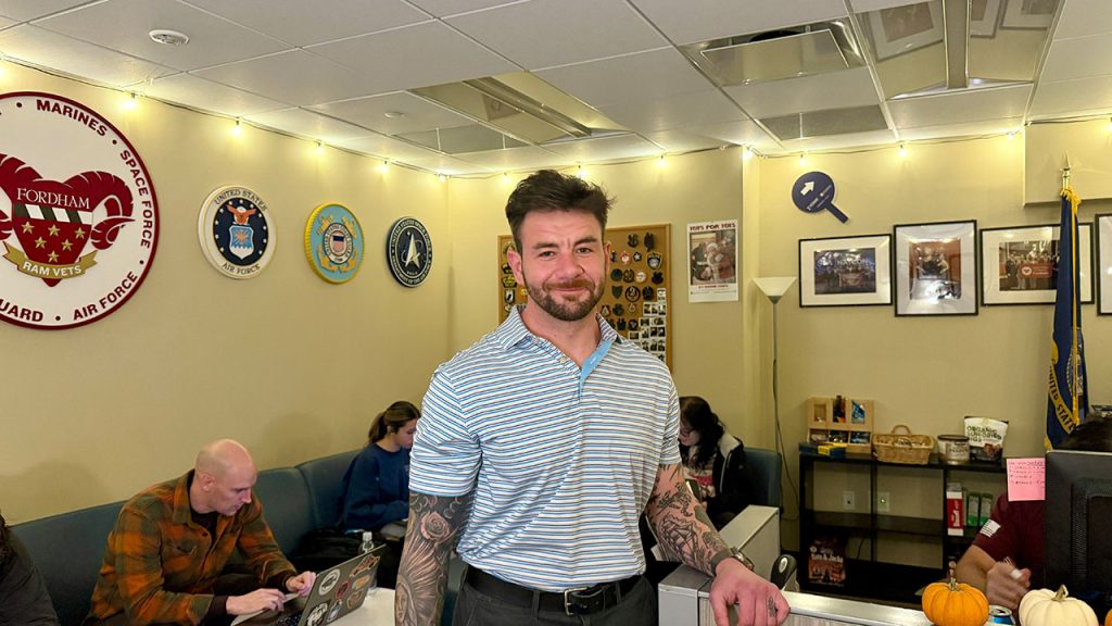 Adrian Kochanowicz at Lincoln Center’s Office of Military and Veterans' Services.