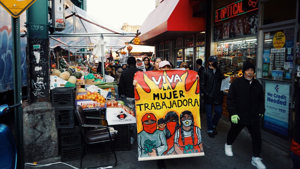 protest signage outdoors Bronx