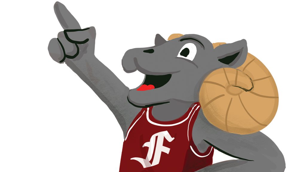 19 Reasons to Love Fordham Right Now Illustration of Ramses pointing
