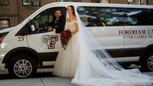 Husband, Wife, and Ram Van for Life: Scenes from a Fordham Wedding
