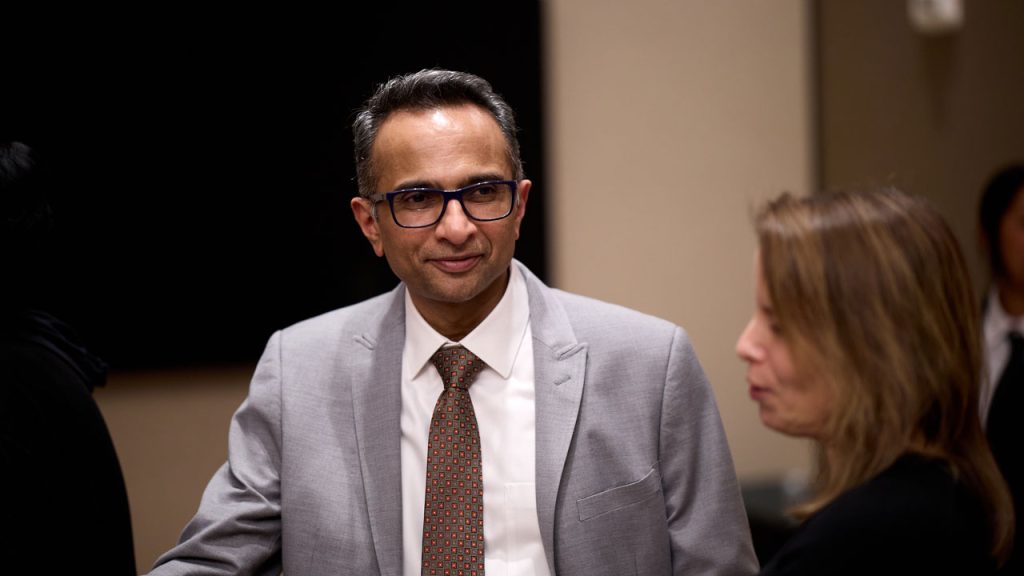 Impactful Research in Science and Mathematics honoree Anantharam Raghuram recently received a prestigious Simons Fellowship for his research on L-functions. Photo by Argenis Apolinario