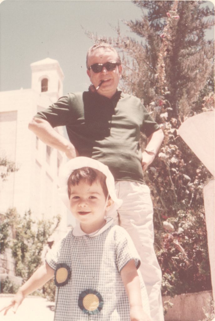 John and Linda Secondari outdoors in 1968