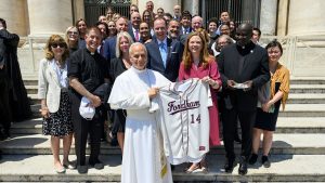 Pope Leo Meets Fordham Delegation