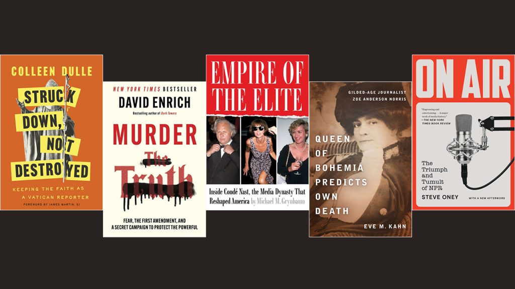 Book jackets of the five Sperber Prize finalists