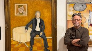 ‘This Is My Legacy’: Library Director Establishes Scholarship—and Showcases His Art