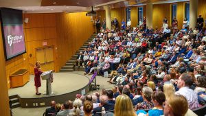 In State of the University, Tetlow Calls for Hope and Courage 