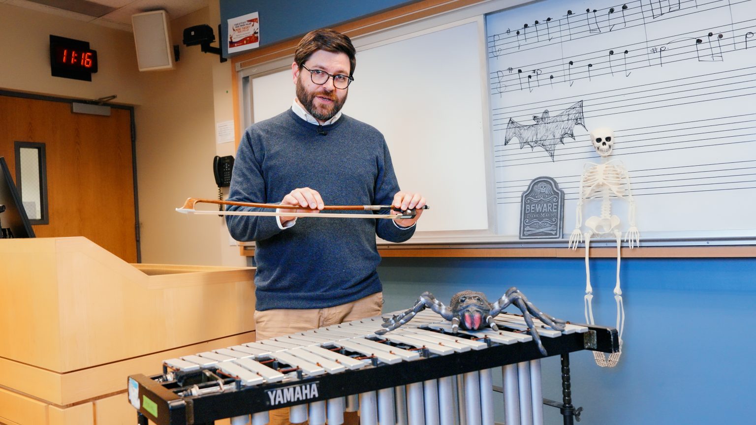 What Makes Music Sound Scary? Daniel Ott lectures on what makes music sound scary.